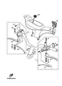 YL50 Переключатель руля рычаг