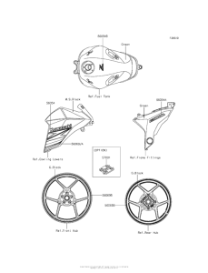 ZR800 Decals (Green)(Aef)