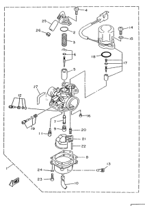 YA50R Карбюратор