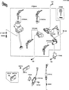 ZX600 Ignition switch(1 / 2)
