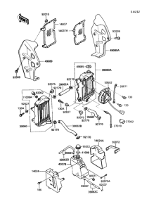 KL250 Радиатор