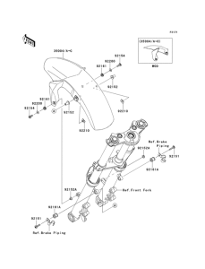 EX650 Крыло переднее