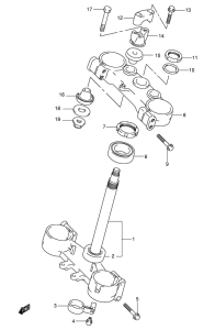 RM250 Траверса нижняя