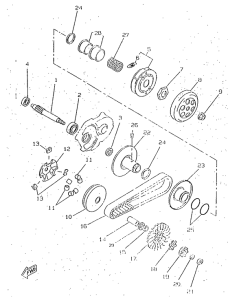 CW50RS Сцепление