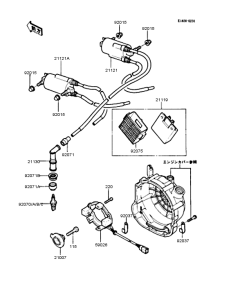 ZX400 Катушка зажигания