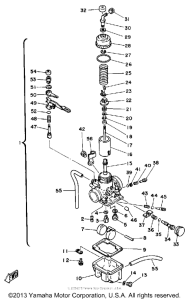 DT250F Карбюратор