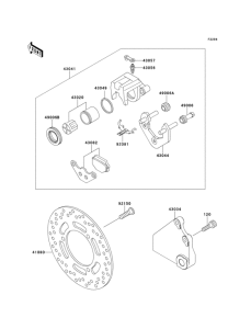  Задний тормоз