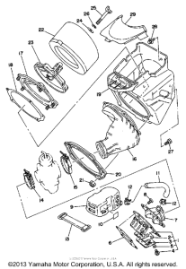 WR500ZD Воздушный фильтр
