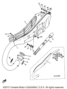 DT1B Глушитель