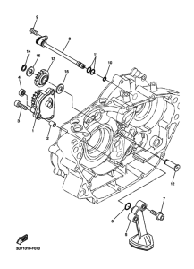WR250X Масляный насос