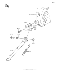 ZR1000 Подножка