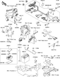 ZX600 Электрика