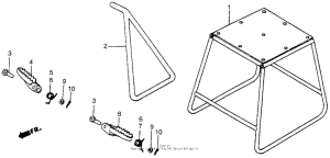 CR250R Подножки