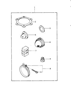 KDX400 Восстановительный комплект