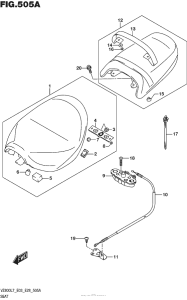 VZ800 Сиденье