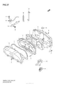 AN650 Speedometer (An650L3 E03)