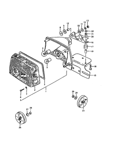 GS1000 Задний комбинированный сигнал