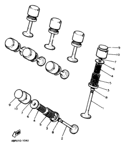 XJ600N Клапана