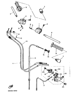 FZR600H (67KW) Lenker . kabel