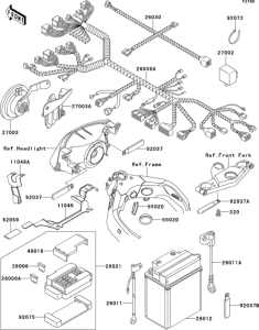ZX1100 Электрика