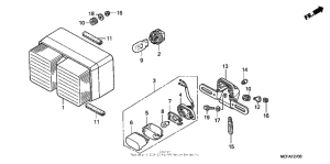 RVT1000R Фонарь