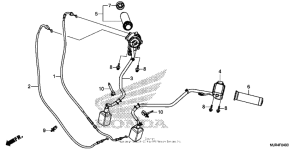 GL1800C Handle switch + cable
