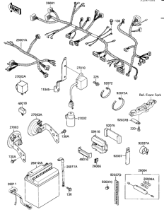 ZX750 Электрика
