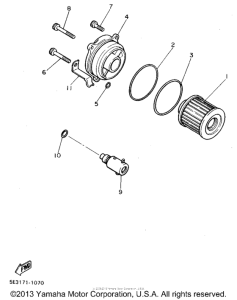 XV1100F Масляный фильтр