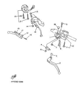 TZR50 Handle switch. lever