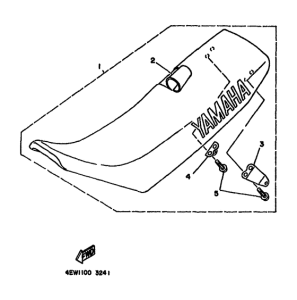 YZ125F Сиденье