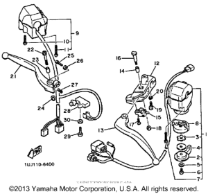 YX600SC Рулевые переключатели