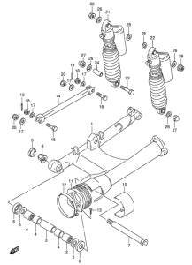 VX800 Маятник задний