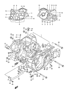 VS800 Картер двигателя