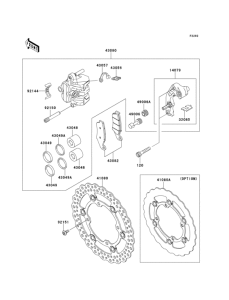  Передний тормоз