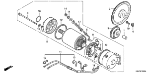 CN250 Стартерный мотор