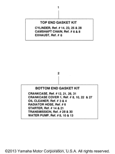 WR450FA Alternate parts gasket kits