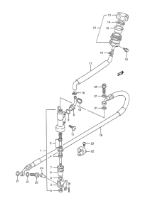 RM250 Задний тормозной цилиндр