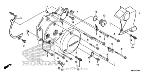 VT750RS Left crankcase cover (2)