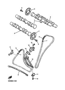 VMX12 Распределительный вал & chain