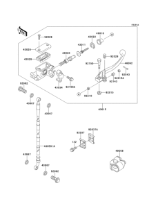  Front master cylinder(kx80-s7 / v7)