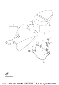 YZF-R1 Сиденье