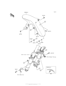 BR250 Крыло переднее