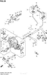 VL800T Throttle Body (Vl800L4 E33)