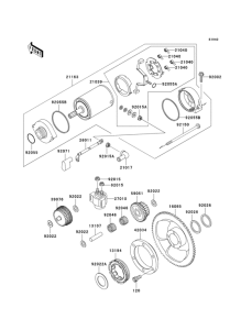 KL650 Стартер