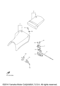 YZF-R1 Сиденье