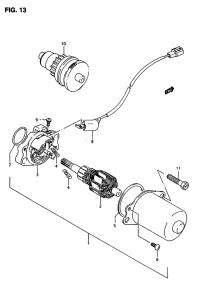 AP50 Стартерный мотор