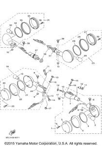 XVS1100MC Поворотники