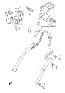 VS800 Frame handle grip