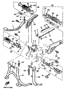 XS400 Stand. footrest
