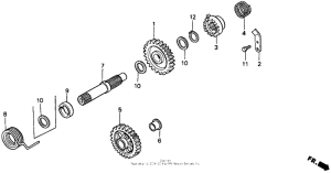 CR250R Кик стартер